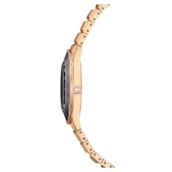 Swarovski 37mm Watch Swiss Made, Metal Bracelet, Black, Rose Gold-tone Finish -Fashion Accessories Store 37mm watch swiss made metal bracelet black rose gold tone finish swarovski 5641294 7
