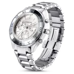 Swarovski 39mm Watch Swiss Made, Metal Bracelet, Silver Tone, Stainless Steel -Fashion Accessories Store 39mm watch swiss made metal bracelet silver tone stainless steel swarovski 5641297 2