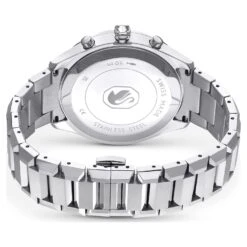Swarovski 39mm Watch Swiss Made, Metal Bracelet, Silver Tone, Stainless Steel -Fashion Accessories Store 39mm watch swiss made metal bracelet silver tone stainless steel swarovski 5641297 3
