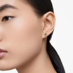 Swarovski Alea Drop Earrings Asymmetrical Design, Multicolored, Gold-tone Plated -Fashion Accessories Store alea drop earrings asymmetrical design multicolored gold tone plated swarovski 5649788 5