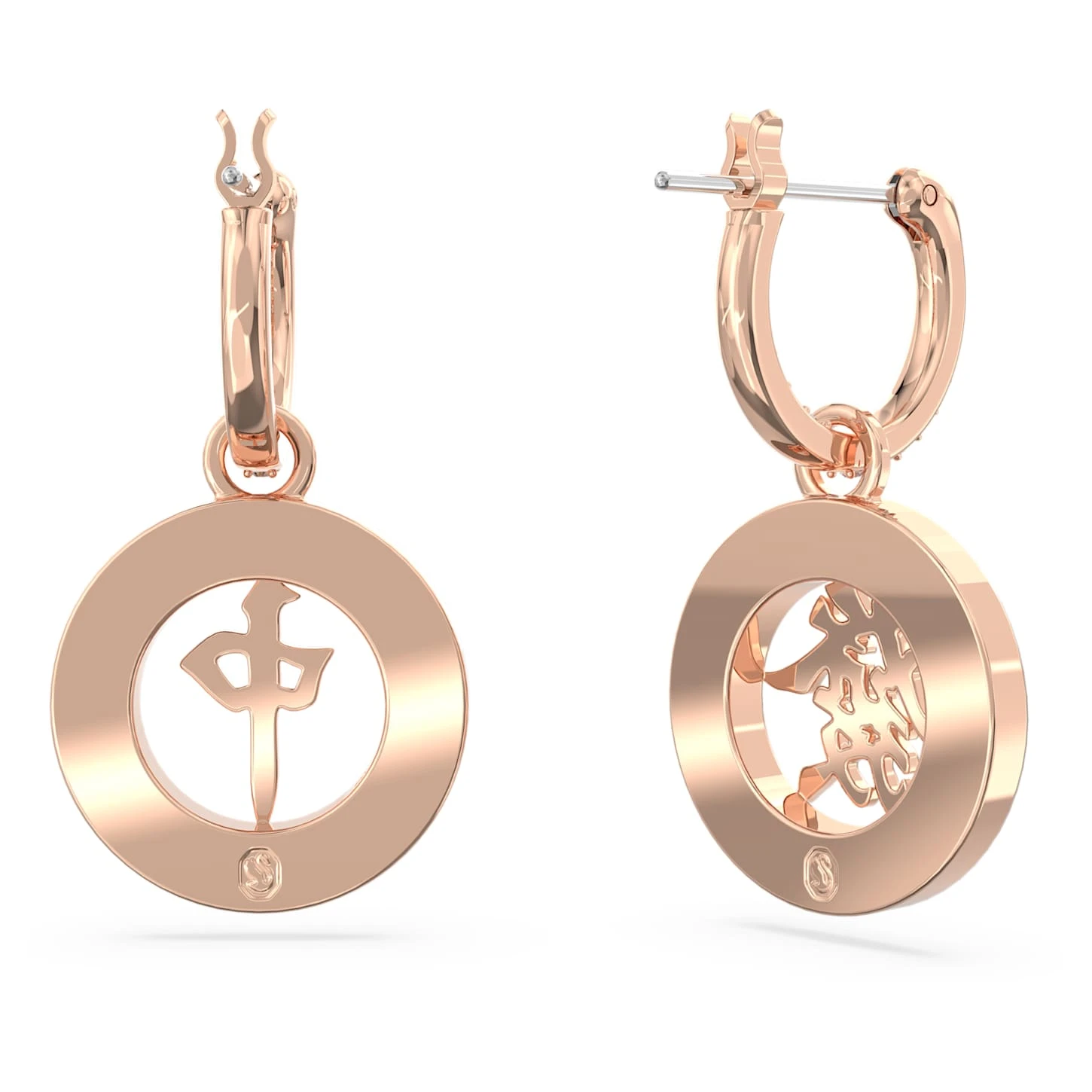 Swarovski Alea Drop Earrings Red, Rose Gold-tone Plated 5 Swarovski Alea Drop Earrings Red, Rose Gold-tone Plated - Image 5