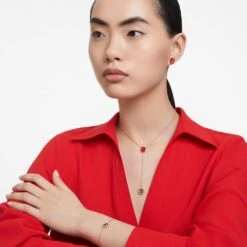 Swarovski Alea Set Multicolored, Rose Gold-tone Plated