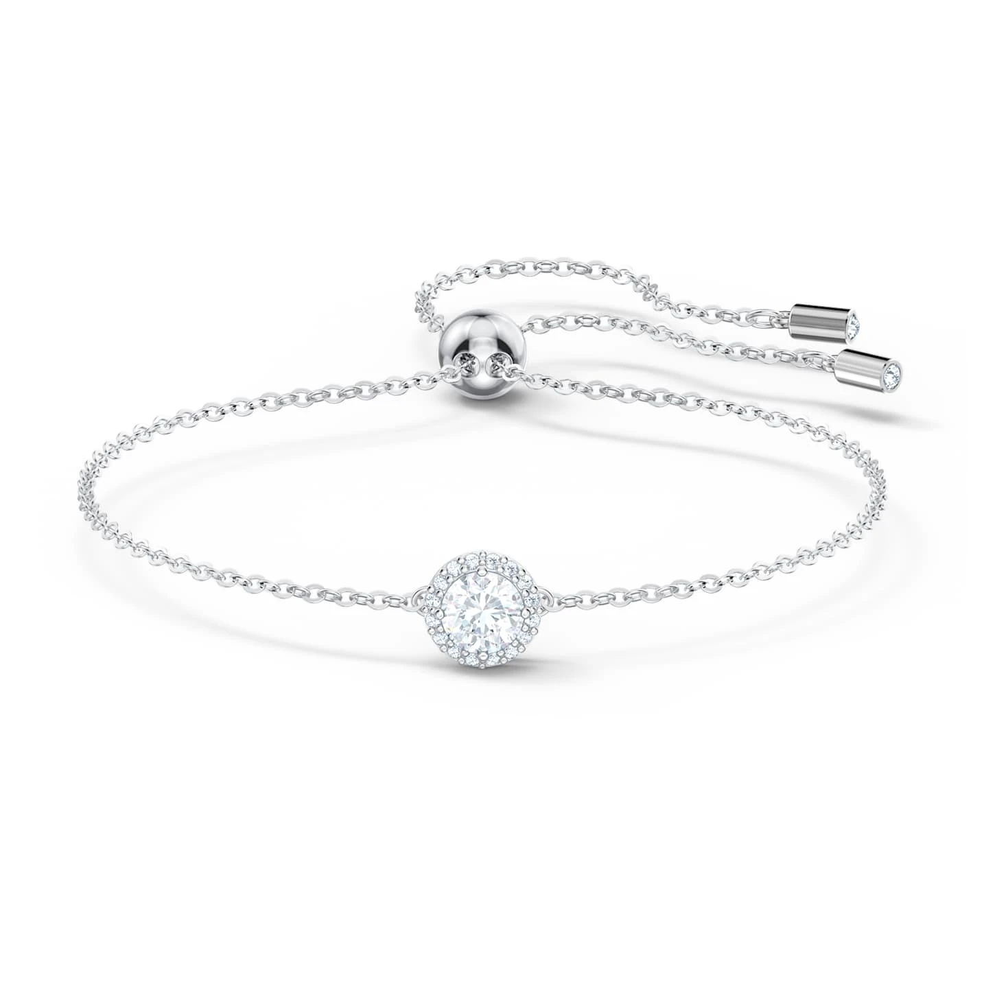 Swarovski Angelic Bracelet Round Cut, White, Rhodium Plated 2 Swarovski Angelic Bracelet Round Cut, White, Rhodium Plated - Image 2