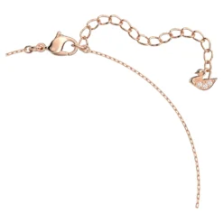 Swarovski Attract Necklace Square Cut, White, Rose Gold-tone Plated -Fashion Accessories Store attract necklace square cut white rose gold tone plated swarovski 5510698 3