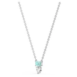 Swarovski Attract Set Mixed Cuts, Blue, Rhodium Plated 8 Swarovski Attract Set Mixed Cuts, Blue, Rhodium Plated -Fashion Accessories Store attract set mixed cuts blue rhodium plated swarovski 5560556 2