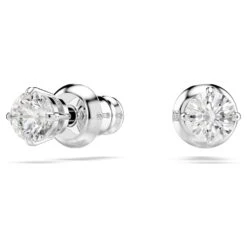 Swarovski Attract Stud Earrings Round Cut, White, Rhodium Plated -Fashion Accessories Store attract stud earrings round cut white rhodium plated swarovski 5408436 3