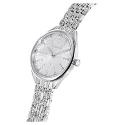 Swarovski Attract Watch Swiss Made, Pavé, Metal Bracelet, Silver Tone, Stainless Steel -Fashion Accessories Store attract watch swiss made pavC3A9 metal bracelet silver tone stainless steel swarovski 5610490 4