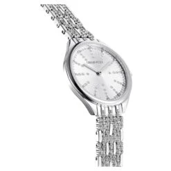 Swarovski Attract Watch Swiss Made, Pavé, Metal Bracelet, Silver Tone, Stainless Steel -Fashion Accessories Store attract watch swiss made pavC3A9 metal bracelet silver tone stainless steel swarovski 5610490 5