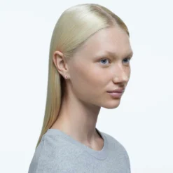 Swarovski Birthstone Stud Earrings Round Cut, October, Pink, Rhodium Plated -Fashion Accessories Store birthstone stud earrings round cut october pink rhodium plated swarovski 5615521 3