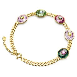 Swarovski Chroma Choker Mixed Cuts, Multicolored, Gold-tone Plated -Fashion Accessories Store chroma choker mixed cuts multicolored gold tone plated swarovski 5651288 4