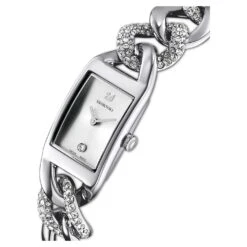 Swarovski Cocktail Watch Swiss Made, Pavé, Metal Bracelet, Silver Tone, Stainless Steel -Fashion Accessories Store cocktail watch swiss made pavC3A9 metal bracelet silver tone stainless steel swarovski 5519330 4