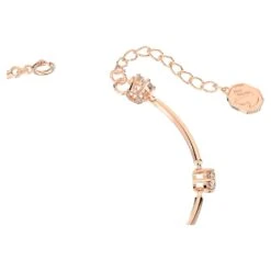 Swarovski Constella Bangle Round Cut, White, Rose Gold-tone Plated -Fashion Accessories Store constella bangle round cut white rose gold tone plated swarovski 5654495 3