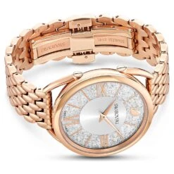 Swarovski Crystalline Glam Watch Swiss Made, Metal Bracelet, Rose Gold Tone, Rose Gold-tone Finish -Fashion Accessories Store crystalline glam watch swiss made metal bracelet rose gold tone rose gold tone finish swarovski 5452465 3
