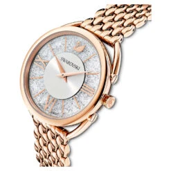 Swarovski Crystalline Glam Watch Swiss Made, Metal Bracelet, Rose Gold Tone, Rose Gold-tone Finish -Fashion Accessories Store crystalline glam watch swiss made metal bracelet rose gold tone rose gold tone finish swarovski 5452465 4