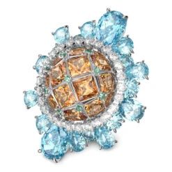 Swarovski Curiosa Cocktail Ring Multicolored, Rhodium Plated -Fashion Accessories Store curiosa cocktail ring multicolored rhodium plated swarovski 5618271 4