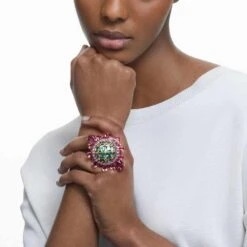 Swarovski Curiosa Cocktail Ring Multicolored, Rose Gold-tone Plated -Fashion Accessories Store curiosa cocktail ring multicolored rose gold tone plated swarovski 5618279 4