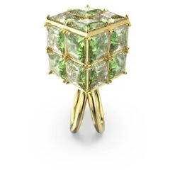 Swarovski Curiosa Cocktail Ring Square Cut, Green, Gold-tone Plated 8 Swarovski Curiosa Cocktail Ring Square Cut, Green, Gold-tone Plated -Fashion Accessories Store curiosa cocktail ring square cut green gold tone plated swarovski 5630297 3
