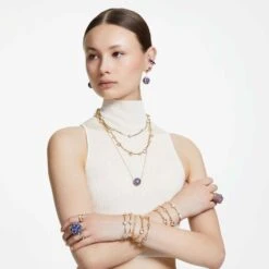 Swarovski Curiosa Cocktail Ring Square Cut, Purple, Gold-tone Plated 9 Swarovski Curiosa Cocktail Ring Square Cut, Purple, Gold-tone Plated -Fashion Accessories Store curiosa cocktail ring square cut purple gold tone plated swarovski 5629238 4