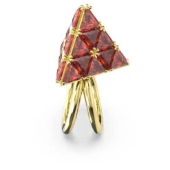 Swarovski Curiosa Cocktail Ring Triangle Cut, Red, Gold-tone Plated -Fashion Accessories Store curiosa cocktail ring triangle cut red gold tone plated swarovski 5618250 3