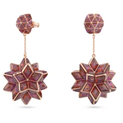 Swarovski Curiosa Drop Earrings Geometric Cut, Pink, Rose Gold-tone Plated 7 Swarovski Curiosa Drop Earrings Geometric Cut, Pink, Rose Gold-tone Plated -Fashion Accessories Store curiosa drop earrings geometric cut pink rose gold tone plated swarovski 5618247 2