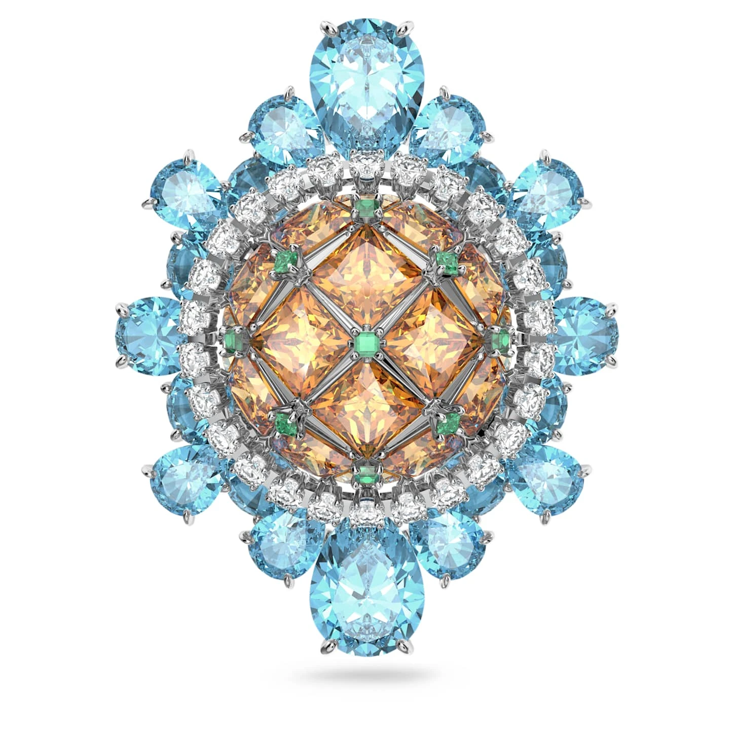 Swarovski Curiosa Pendant And Brooch Multicolored, Rhodium Plated 5 Swarovski Curiosa Pendant And Brooch Multicolored, Rhodium Plated - Image 5