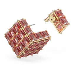 Swarovski Curiosa Stud Earring Single, Square Cut, Orange, Gold-tone Plated -Fashion Accessories Store curiosa stud earring single square cut orange gold tone plated swarovski 5630313 2