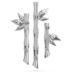 Swarovski Dellium Brooch Bamboo, Green, Rhodium Plated 8 Swarovski Dellium Brooch Bamboo, Green, Rhodium Plated -Fashion Accessories Store dellium brooch bamboo green rhodium plated swarovski 5645368 3