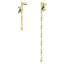 Swarovski Dellium Drop Earrings Asymmetrical Design, Bamboo, Green, Gold-tone Plated 8 Swarovski Dellium Drop Earrings Asymmetrical Design, Bamboo, Green, Gold-tone Plated -Fashion Accessories Store dellium drop earrings asymmetrical design bamboo green gold tone plated swarovski 5645372 3