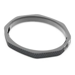 Swarovski Dextera Bangle Octagon Shape, Black, Ruthenium Plated -Fashion Accessories Store dextera bangle octagon shape black ruthenium plated swarovski 5651339 2