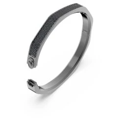 Swarovski Dextera Bangle Octagon Shape, Black, Ruthenium Plated -Fashion Accessories Store dextera bangle octagon shape black ruthenium plated swarovski 5651339 3