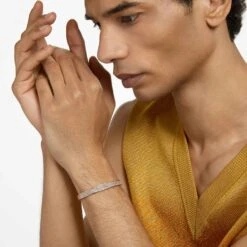 Swarovski Dextera Bangle Octagon Shape, White, Rose Gold-tone Plated -Fashion Accessories Store dextera bangle octagon shape white rose gold tone plated swarovski 5639204 4