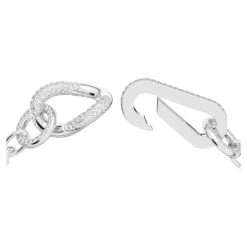 Swarovski Dextera Bracelet Pavé, Mixed Links, White, Rhodium Plated -Fashion Accessories Store dextera bracelet pavC3A9 mixed links white rhodium plated swarovski 5642598 3