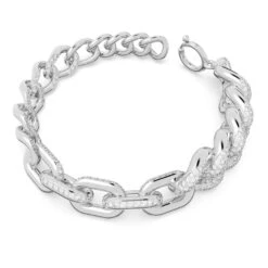 Swarovski Dextera Bracelet Pavé, White, Rhodium Plated 7 Swarovski Dextera Bracelet Pavé, White, Rhodium Plated -Fashion Accessories Store dextera bracelet pavC3A9 white rhodium plated swarovski 5622224 2