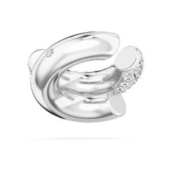 Swarovski Dextera Ear Cuff White, Rhodium Plated -Fashion Accessories Store dextera ear cuff white rhodium plated swarovski 5676536 4