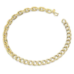Swarovski Dextera Necklace Mixed Links, White, Gold-tone Plated -Fashion Accessories Store dextera necklace mixed links white gold tone plated swarovski 5613388 2
