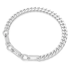 Swarovski Dextera Necklace Statement, Mixed Links, White, Rhodium Plated 8 Swarovski Dextera Necklace Statement, Mixed Links, White, Rhodium Plated -Fashion Accessories Store dextera necklace statement mixed links white rhodium plated swarovski 5639333 2