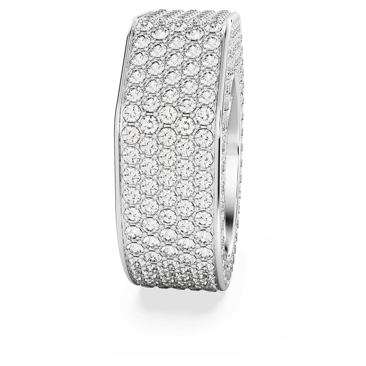 Swarovski Dextera Ring Octagon Shape, Pavé, White, Rhodium Plated 4 Swarovski Dextera Ring Octagon Shape, Pavé, White, Rhodium Plated - Image 4