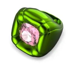 Swarovski Dulcis Cocktail Ring Cushion Cut, Green -Fashion Accessories Store dulcis cocktail ring cushion cut green swarovski 5601542 4