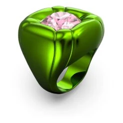 Swarovski Dulcis Cocktail Ring Cushion Cut, Green -Fashion Accessories Store dulcis cocktail ring cushion cut green swarovski 5601542 5