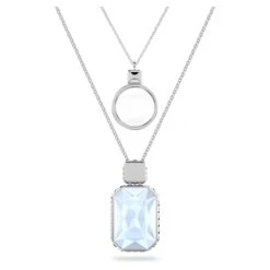 Swarovski Elegance Of Africa Pendant Set (2), Brown, Rhodium Plated -Fashion Accessories Store elegance of africa pendant set 28229 brown rhodium plated swarovski 5622784 4