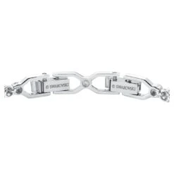 Swarovski Emily Bracelet Round Cut, White, Rhodium Plated -Fashion Accessories Store emily bracelet round cut white rhodium plated swarovski 1808960 2