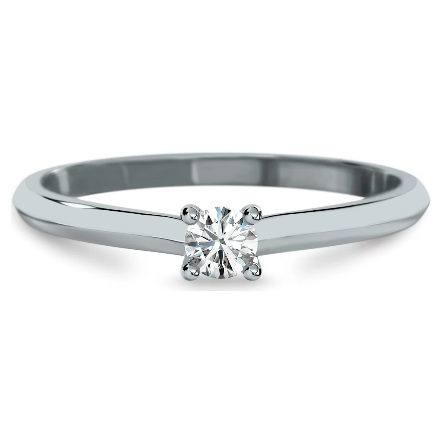 Swarovski Essentials Ring Diamond TCW 0.15 Carat, Sterling Silver, Rhodium Plated 2 Swarovski Essentials Ring Diamond TCW 0.15 Carat, Sterling Silver, Rhodium Plated - Image 2