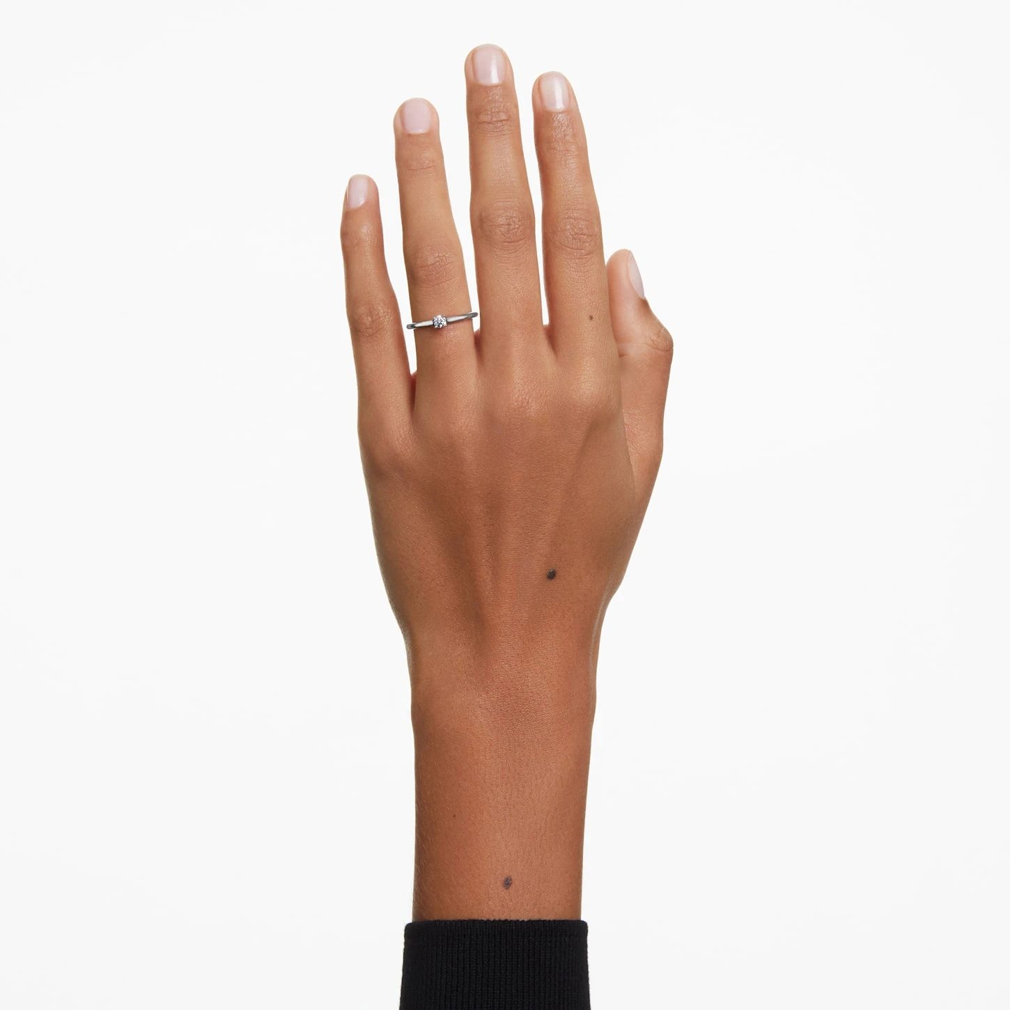 Swarovski Essentials Ring Diamond TCW 0.15 Carat, Sterling Silver, Rhodium Plated 1 Swarovski Essentials Ring Diamond TCW 0.15 Carat, Sterling Silver, Rhodium Plated