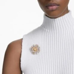 Swarovski Eternal Flower Pendant And Brooch Flower, Yellow, Mixed Metal Finish 13 Swarovski Eternal Flower Pendant And Brooch Flower, Yellow, Mixed Metal Finish -Fashion Accessories Store eternal flower pendant and brooch flower yellow mixed metal finish swarovski 5642857 6