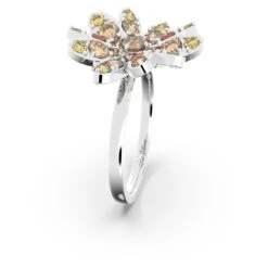 Swarovski Eternal Flower Ring Flower, Multicolored, Rhodium Plated -Fashion Accessories Store eternal flower ring flower multicolored rhodium plated swarovski 5642859 3