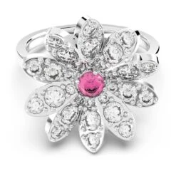 Swarovski Eternal Flower Ring Flower, Pink, Mixed Metal Finish 9 Swarovski Eternal Flower Ring Flower, Pink, Mixed Metal Finish -Fashion Accessories Store eternal flower ring flower pink mixed metal finish swarovski 5642891 3