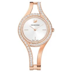 Swarovski Eternal Watch Swiss Made, Metal Bracelet, Rose Gold Tone, Rose Gold-tone Finish -Fashion Accessories Store eternal watch swiss made metal bracelet rose gold tone rose gold tone finish swarovski 5377576 2