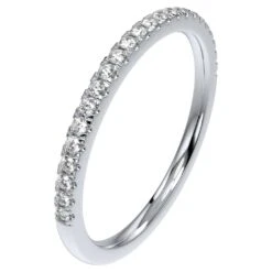 Swarovski Eternity Ring Diamond TCW 0.16 Carat, 14k White Gold 7 Swarovski Eternity Ring Diamond TCW 0.16 Carat, 14k White Gold -Fashion Accessories Store eternity ring diamond tcw 0.16 carat 14k white gold swarovski 5667609 2