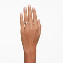 Swarovski Eternity Ring Diamond TCW 1.00 Carat, 14K White Gold