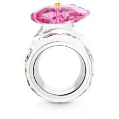 Swarovski Florere Cocktail Ring Flower, Pink, Rhodium Plated 10 Swarovski Florere Cocktail Ring Flower, Pink, Rhodium Plated -Fashion Accessories Store florere cocktail ring flower pink rhodium plated swarovski 5652457 4